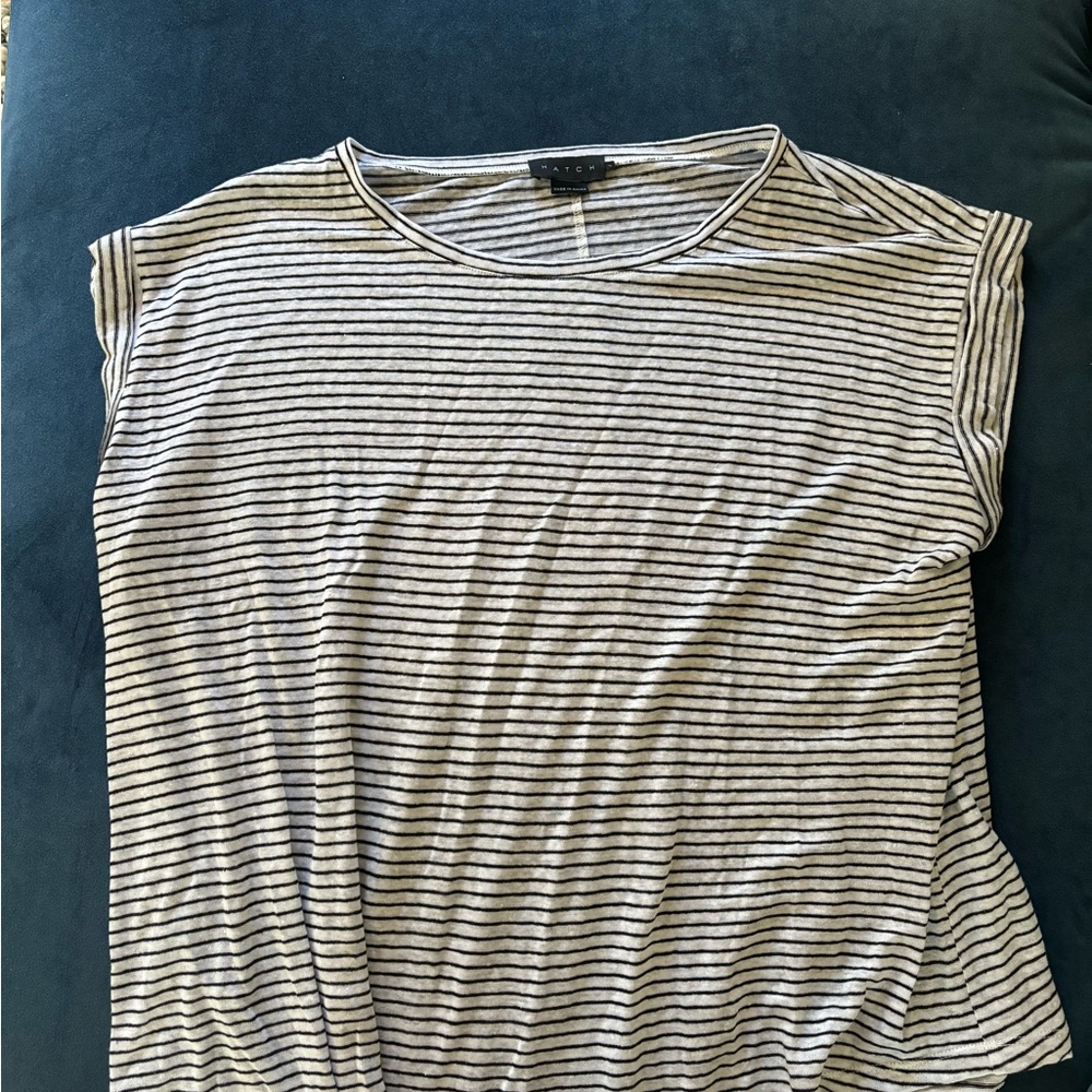Hatch maternity linen tee